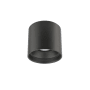 WAC Lighting Downtown 5" Wide LED Outdoor Flush Mount Ceiling Fixture Set to 4000K Black