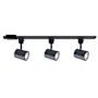 WAC Lighting Charge 48" Wide Switchable White LED Three Head H-Track Lighting Kit Black