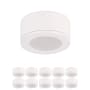 WAC Lighting Mini Puck 10-Pack 1-3/8" Wide LED Under Cabinet Light White