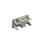 WAC Lighting Endcap for L-Track Systems Brushed Nickel