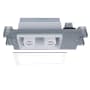 WAC Lighting Silo Multiples 2 Light 12" Wide LED Square Adjustable Trim with New Construction and IC Rated Housing - 20 Watts White / 3000K