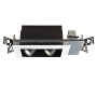WAC Lighting Precision Multiples LED IC Rated New Construction Housing for 4" Trims with 20° Spot Beam Spread and ELV Dimming Black / 2700