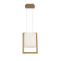 WAC Lighting Park Avenue 9" Wide 3000K LED Drum Pendant Aged Brass