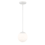 WAC Lighting Niveous 7" Wide LED Mini Pendant White