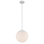 WAC Lighting Niveous 10" Wide LED Pendant White