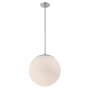 WAC Lighting Niveous 14" Wide LED Pendant Brushed Nickel