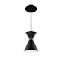 WAC Lighting Pin Up 6" Wide LED Mini Pendant Black / Aged Brass