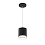 WAC Lighting Cloak 5" Wide LED Mini Pendant Black