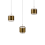 WAC Lighting Banded 42" Wide LED Multi Light Pendant Aged Brass