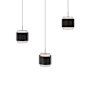 WAC Lighting Banded 42" Wide LED Multi Light Pendant Black