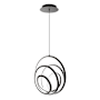 WAC Lighting Hoopla 13" Wide LED Pendant Black