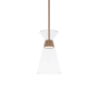 WAC Lighting Chandra 8" Wide LED Mini Pendant Aged Brass