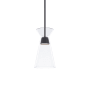 WAC Lighting Chandra 8" Wide LED Mini Pendant Black