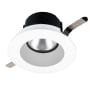 WAC Lighting Aether 2" Round Recessed Trim with LED Light Engine and 40° Flood Beam Spread Haze White / 2700K / 85CRI