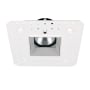 WAC Lighting Aether 2" Square Invisible Trim with LED Light Engine and 17° Spot Beam Spread Haze / 3000K / 90CRI