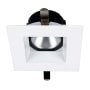 WAC Lighting Aether 2" Square Recessed Trim with LED Light Engine and 17° Spot Beam Spread White / 3500K / 85CRI