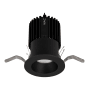 WAC Lighting Volta 2" Downlight with LED Light Engine and 60 Degree Wide Flood Beam Spread Black / 2700K / 85CRI