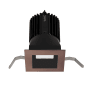WAC Lighting Volta 2" Square Downlight with LED Light Engine and 12 Degree Spot Beam Spread Copper Bronze / 4000K / 85CRI