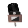 WAC Lighting Volta 2" Square Wall Wash Trim with LED Light Engine and Asymmetrical Beam Spread Copper Bronze / 2700K / 90CRI