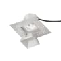 WAC Lighting Aether 3.5" Square Invisible Trim with LED Light Engine and 45 Degree Flood Beam Spread Haze / 2700K / 85CRI