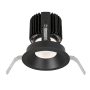 WAC Lighting Volta 4.5" Round Shallow Regressed Trim with LED Light Engine and 15 Degree Spot Beam Spread Black / 2700K / 85CRI
