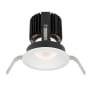 WAC Lighting Volta 4.5" Round Shallow Regressed Trim with LED Light Engine and 15 Degree Spot Beam Spread White / 2700K / 85CRI