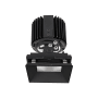 WAC Lighting Volta 4.5" Square Invisible Adjustable Trim with LED Light Engine and 25 Degree Narrow Beam Spread Black / 2700K / 85CRI