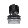 WAC Lighting Volta 4.5" Square Invisible Adjustable Trim with LED Light Engine and 25 Degree Narrow Beam Spread Haze / 2700K / 85CRI