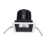 WAC Lighting Volta 4.5" Square Shallow Regressed Trim with LED Light Engine and 60 Degree Wide Beam Spread Black Haze / 2700K / 90CRI