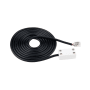 WAC Lighting InvisiLED Basics 6ft. In-Wall Rated Power Extension Cable Black