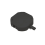 WAC Lighting 5 Amp Single Live End Current Limiter for H Track Systems Black