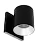 WAC Lighting Zoron 4" Tall 5-CCT LED Round Outdoor Wall Sconce - Flood 45° Beam Spread Black / Haze