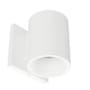WAC Lighting Zoron 5" Tall 5-CCT LED Round Outdoor Wall Sconce with Arc Trim - Narrow 25° Beam Spread White