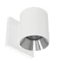 WAC Lighting Zoron 4" Tall 5-CCT LED Round Outdoor Wall Sconce - Narrow 25° Beam Spread White / Chrome