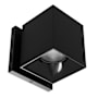 WAC Lighting Zoron 4" Tall 5-CCT LED Square Outdoor Wall Sconce - Narrow 25° Beam Spread Black / Black