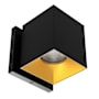WAC Lighting Zoron 4" Tall 5-CCT LED Square Outdoor Wall Sconce - Narrow 25° Beam Spread Black / Gold
