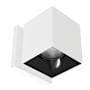 WAC Lighting Zoron 4" Tall 5-CCT LED Square Outdoor Wall Sconce - Narrow 25° Beam Spread White / Black