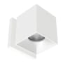 WAC Lighting Zoron 4" Tall 5-CCT LED Square Outdoor Wall Sconce - Narrow 25° Beam Spread White / Haze