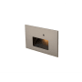 WAC Lighting Step Light with Photocell Brushed Nickel