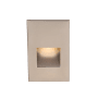 WAC Lighting LEDme 5" Tall LED Step and Wall Light with Clear Lens - 277 Volt Brushed Nickel