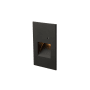 WAC Lighting Single WAC 120V Step Light 3" Wide 120V LED Step Light Black