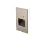 WAC Lighting Single WAC 120V Step Light 3" Wide 120V LED Step Light Brushed Nickel