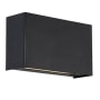 WAC Lighting Blok 2 Light 7" Tall LED Bathroom Sconce Black