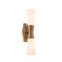 WAC Lighting Locke 2 Light 18" Tall LED Wall Sconce Aged Brass
