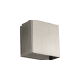 WAC Lighting Boxi 2 Light 5" Tall LED Wall Sconce Set to 3500K Brushed Nickel