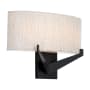 WAC Lighting Fitzgerald 12" Tall LED Wall Sconce Set to 3000K Black