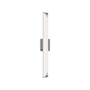 WAC Lighting Straitaway 3" Wide LED Bath Bar Brushed Nickel