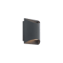WAC Lighting Duet 2 Light 6" Tall LED Wall Sconce Set to 2700K Black
