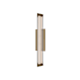 WAC Lighting Boulevard 3" Wide LED Bath Bar Aged Brass