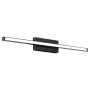WAC Lighting Parallax 24" Wide LED Bath Bar Set to 3000K Black